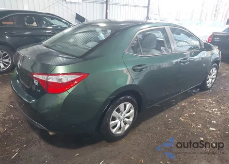 2015 Toyota Corolla Le z USA, uszkodzony, nr VIN 5YFBURHE7FP178567